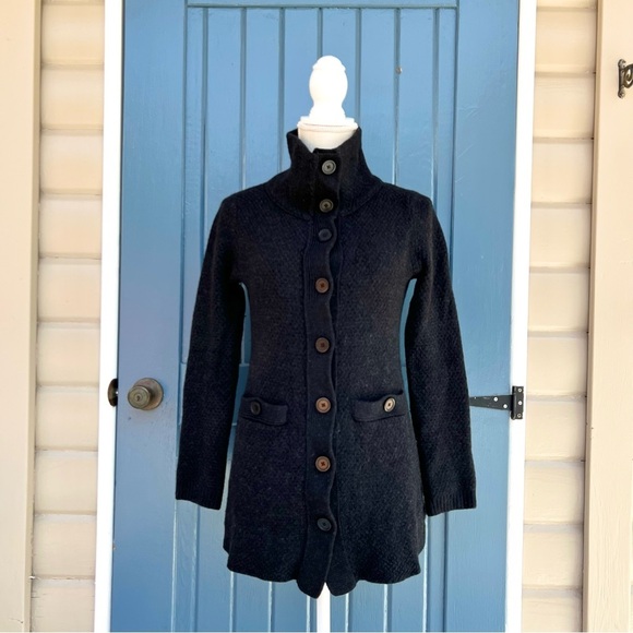 VTG Patagonia 100% Merino Wool Sweater Coat Cardigan Button Women Size Medium - Picture 1 of 8